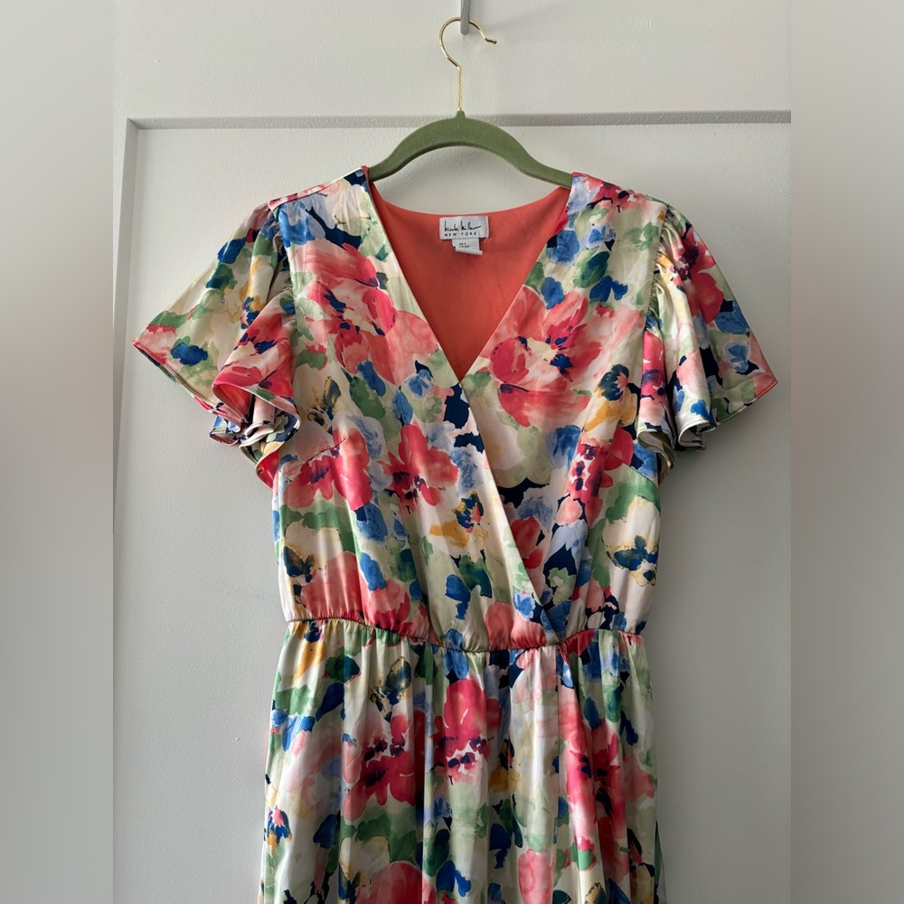 Nicole Miller Floral Maxi Dress